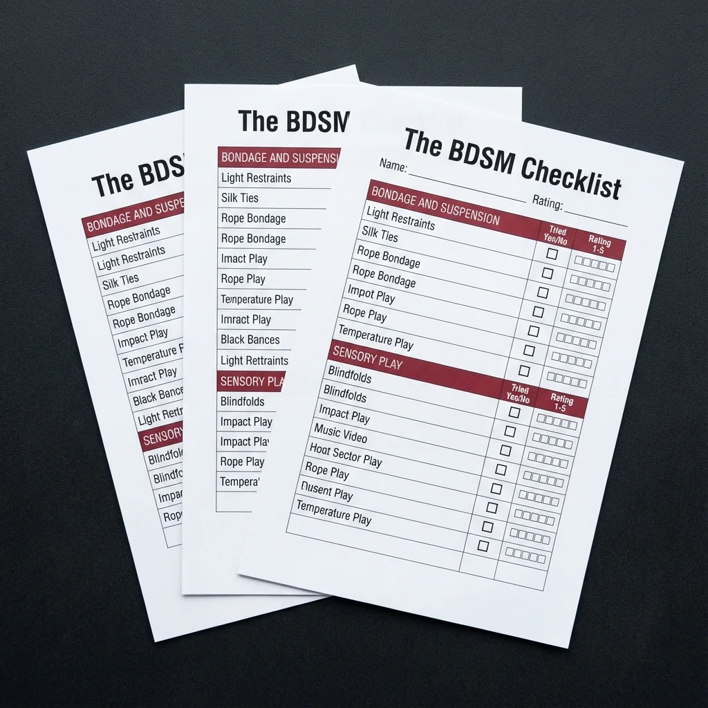 The BDSM Checklist - Free Download